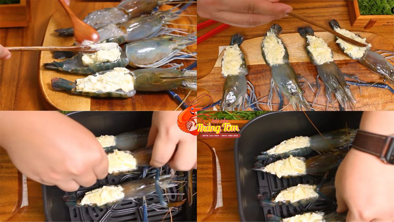 che bien tom cang xanh nuong pho mai