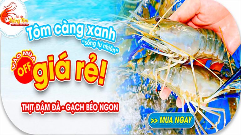 tom cang xanh cang sen mua o dau ngon nhat tphcm
